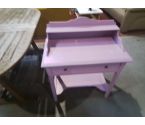 BUREAU ROSE A REHAUSSE