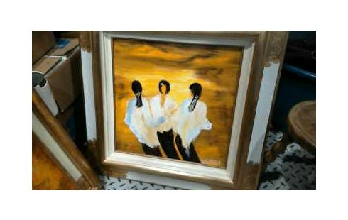 HUILE SUR TOILE SIGNEE C.OCCELLI