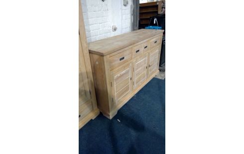 BUFFET CHENE BLANCHI 3 TIROIRS/3PORTES