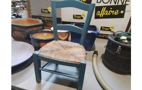 CHAISE ENFANT PAILLEE