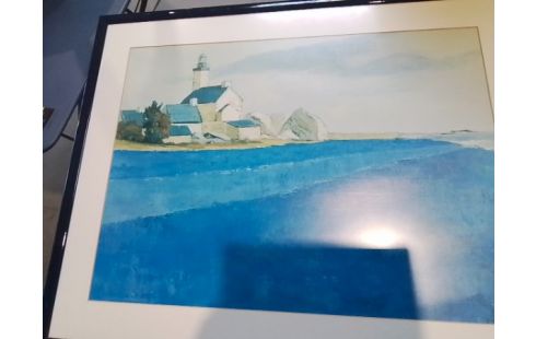 CADRE REPRO PHARE BORD DE MER