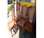 CHAISE CANNAGE LE LOT DE 4