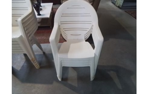 CHAISE DE JARDIN LOT DE 4