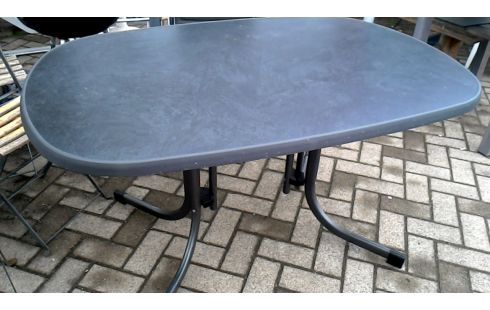 TUINTAFEL ANTRACIET IJZER PVC
