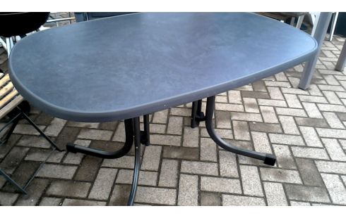 TUINTAFEL ANTRACIET IJZER PVC