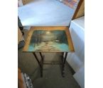 TABLE D'APPOINT PEINTE