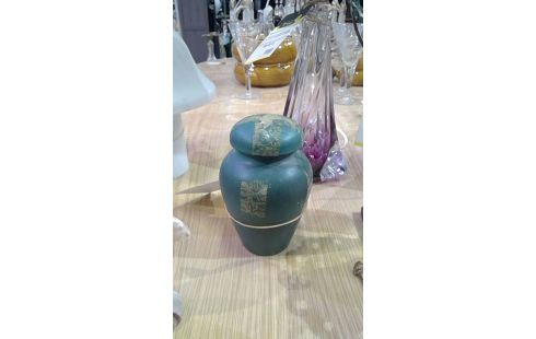 POTICHES ASIATIQUE VERT DE GRIS