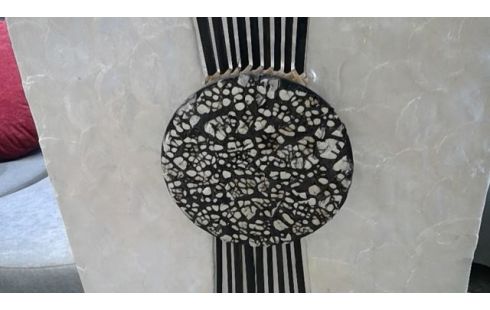 LAMPE COLONNE DESIGN  ECAILLES