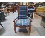 FAUTEUIL VOLTAIRE BLEU