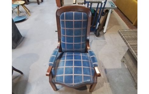 FAUTEUIL VOLTAIRE BLEU