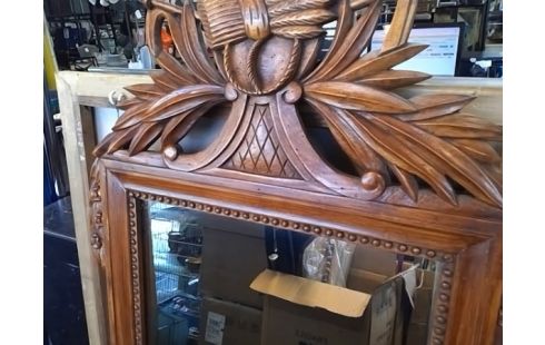 MIROIR BOIS ANCIEN (HAUT RECOLLE)