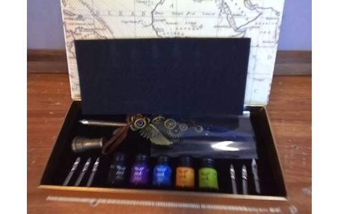 KIT DE CALIGRAPHIE STEAMPUNK