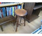 TABOURET PORTE PLANTE BOIS