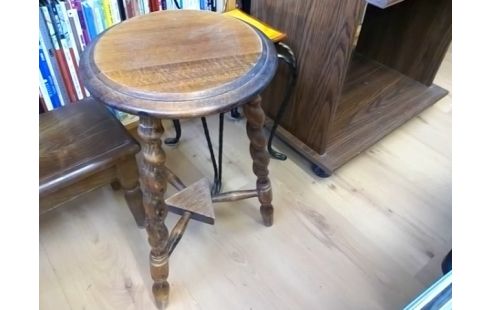 TABOURET PORTE PLANTE BOIS
