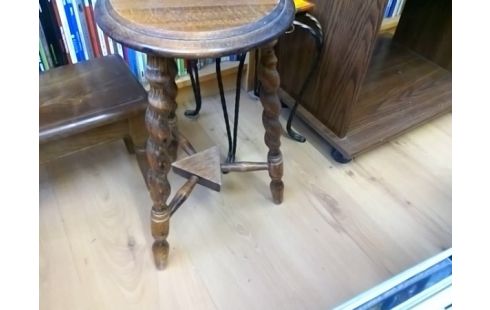 TABOURET PORTE PLANTE BOIS