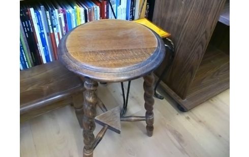 TABOURET PORTE PLANTE BOIS