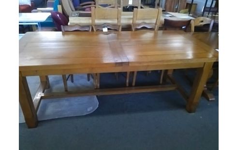 TABLE DE FERME 200X90 SANS ALLONGES 1 RAYURE