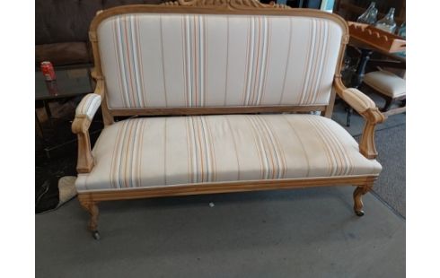 BANQUETTE CHENE TISSU LIGNE