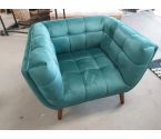 FAUTEUIL VELVET GAUFFRE TACHE
