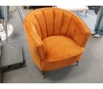 FAUTEUIL TISSU ORANGE