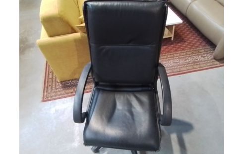CHAISE BUREAU NOIR