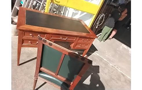 BUREAU AVEC FAUTEUIL STYLE LOUIS XVI