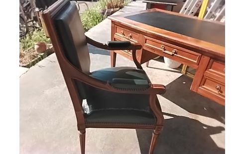 BUREAU AVEC FAUTEUIL STYLE LOUIS XVI