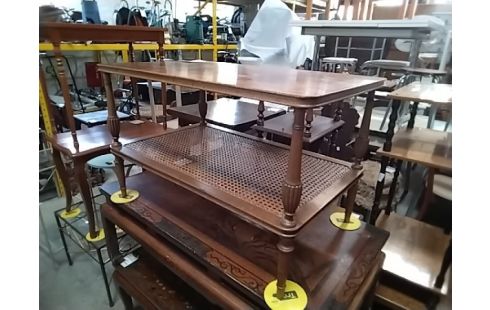 TABLE BASSE CANNEE