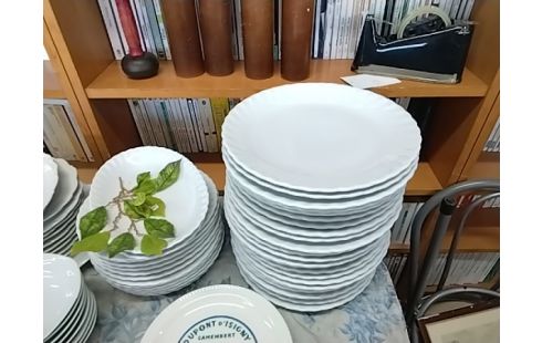 SERVICE ASSIETTES BLANCHES