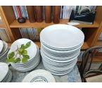 SERVICE ASSIETTES BLANCHES