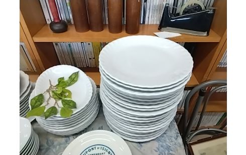 SERVICE ASSIETTES BLANCHES