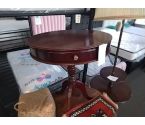 TABLE D'APPOINT RONDE TIROIR