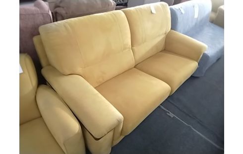 CANAPE JAUNE + FAUTEUIL