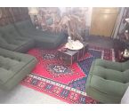 TAPIS ROUGE ET BLEU