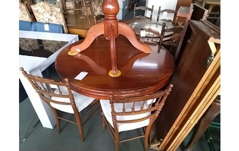 TABLE PIED CENTRAL 2 ALLONGES