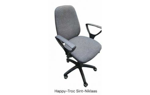 CHAISE DE BUREAU BRANCHE, , MOBILE GRIS TISSU