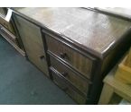 MEUBLE 1P 3T EN ROTIN