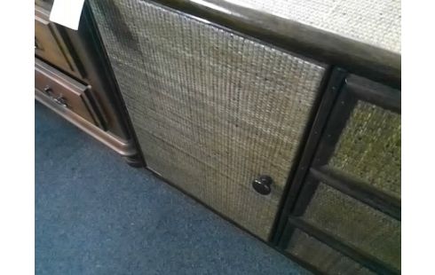 MEUBLE 1P 3T EN ROTIN