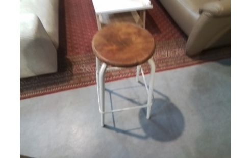 TABOURET DE BAR METAL ET BOIS