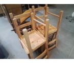4 CHAISES EN PIN