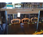 TABLE FORMICA MARRON