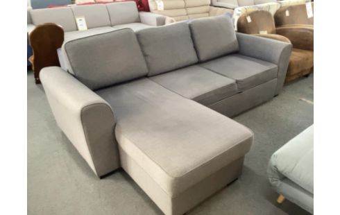 CANAPE D'ANGLE CONVERTIBLE GRIS