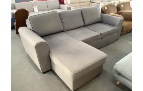 CANAPE D'ANGLE CONVERTIBLE GRIS