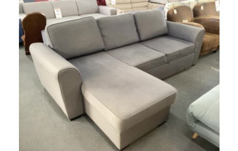 CANAPE D'ANGLE CONVERTIBLE GRIS
