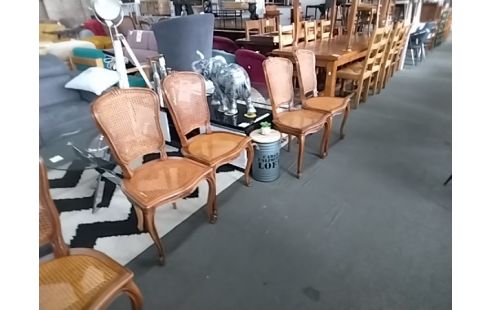 6 CHAISES CANNEES STYLE LXV