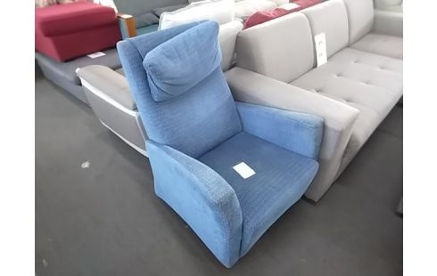 FAUTEUIL TISSU BLEU