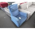 FAUTEUIL TISSU BLEU