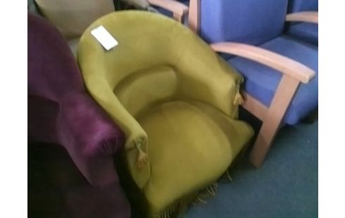 FAUTEUIL CRAPAUD OCRE