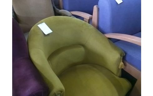 FAUTEUIL CRAPAUD OCRE