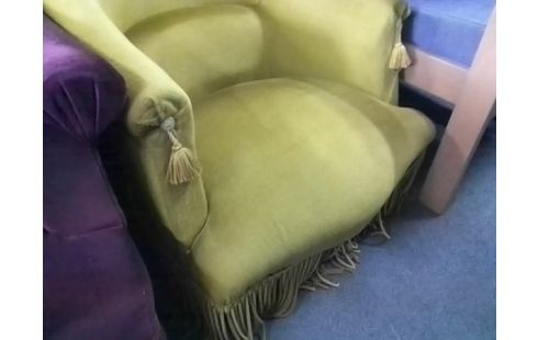 FAUTEUIL CRAPAUD OCRE